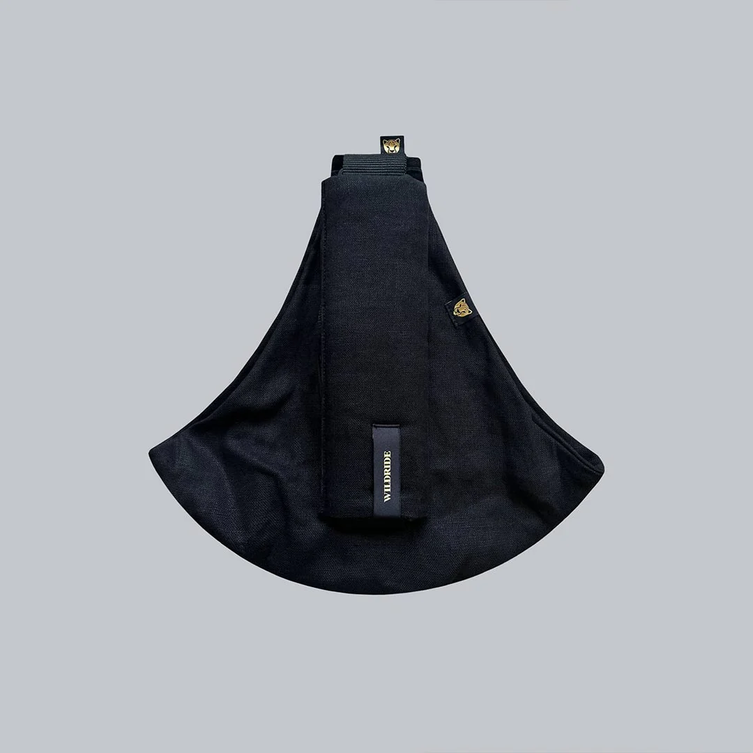 Wildride Linen Toddler Carrier - Black - Image 4