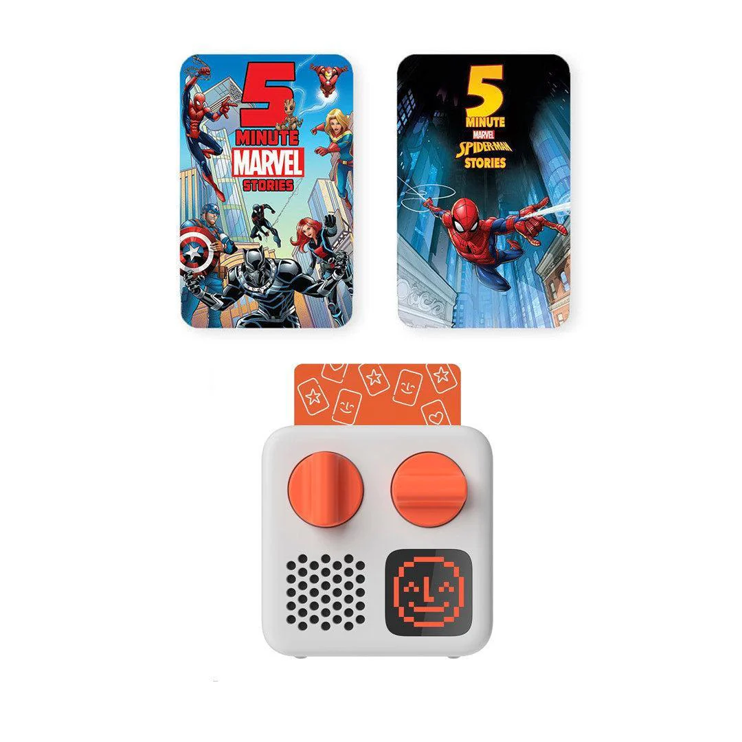 Yoto Mini Player Bundle - 5 Minute Stories: Marvel | 2024 Edition